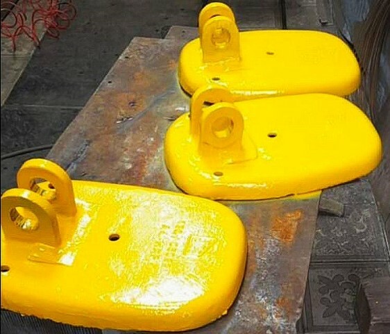 Ремонт опорного башмака трактора JCB Ремонт опорного башмака трактора JCB